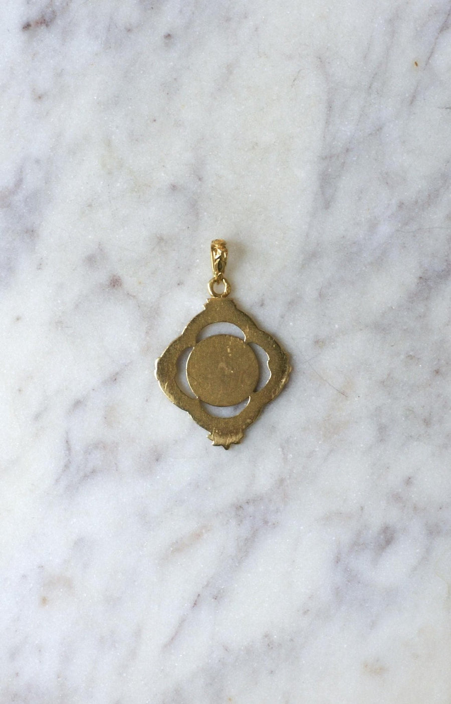 Médaille Ancienne Ange en Or Jaune - Galerie Pénélope