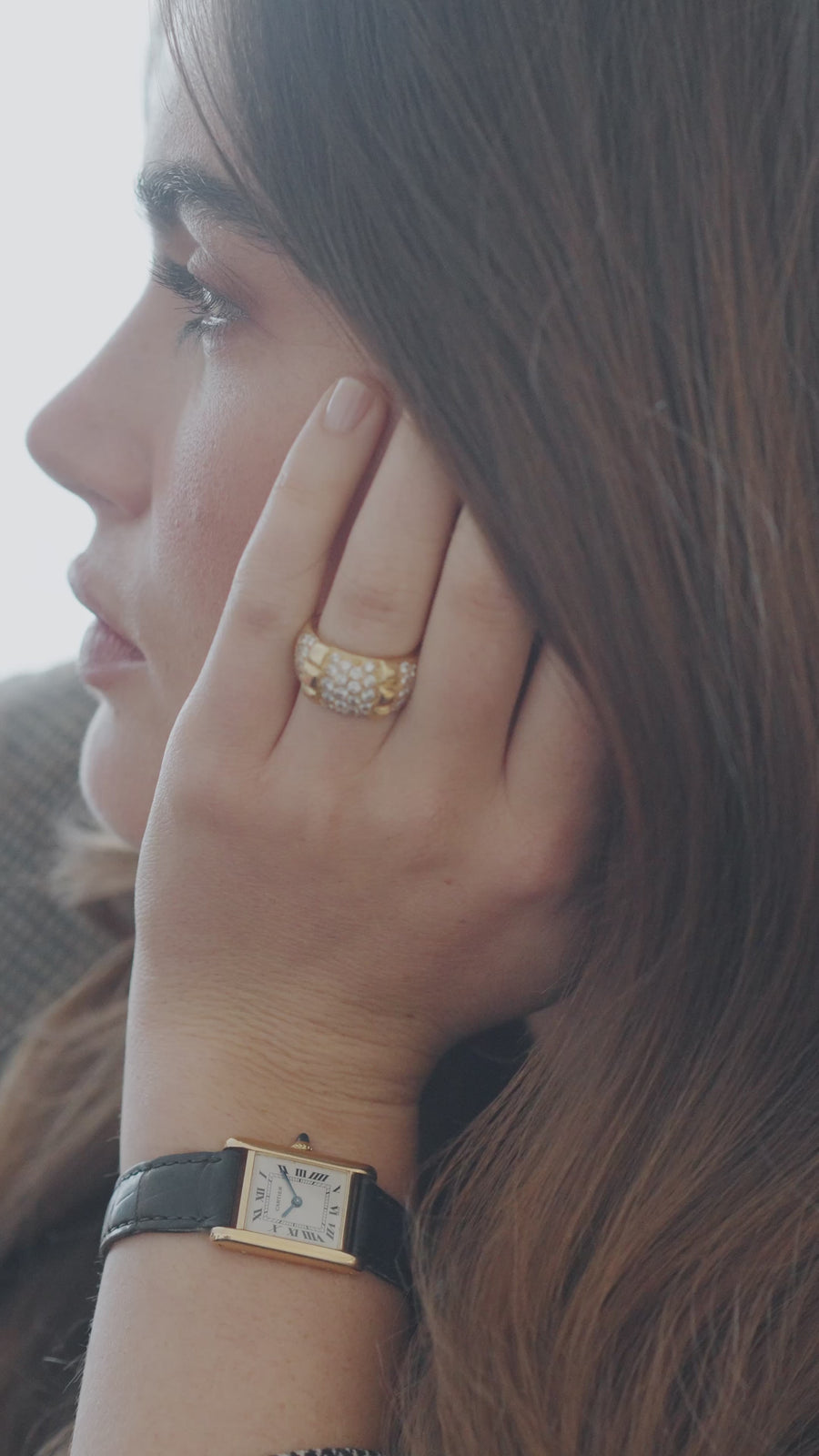 Montre Cartier Tank Louis Cartier Or Jaune 78087