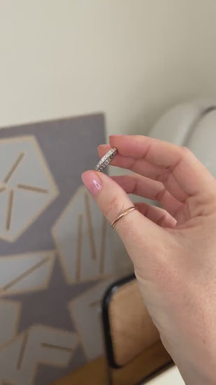 Alliance Art Déco Diamants Tour Complet sur Platine