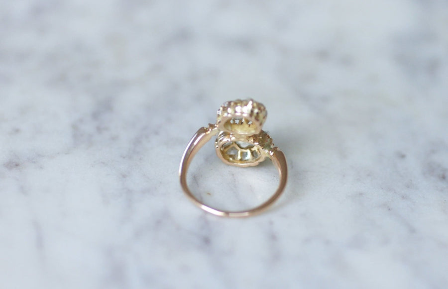 Bague Toi et Moi gouttes diamants - Galerie Pénélope