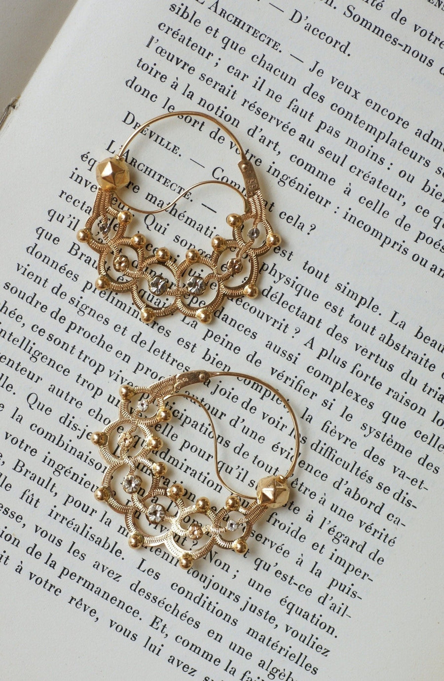 Boucles d'oreilles créoles Savoyardes or - Galerie Pénélope