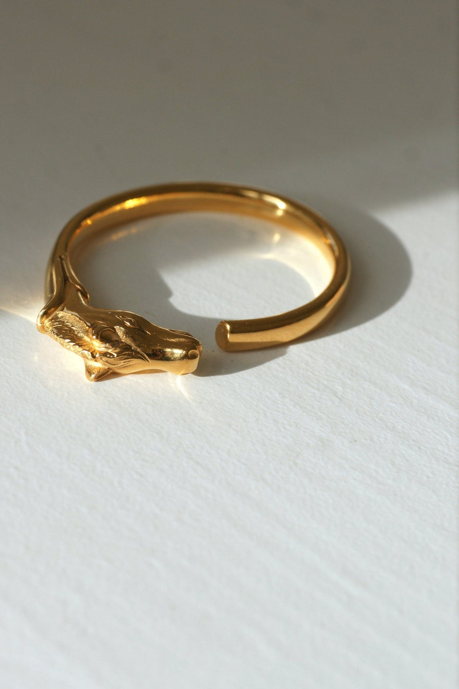 Bracelet Hermès doré tête de cheval - Galerie Pénélope