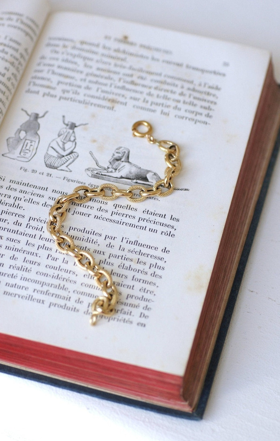 Bracelet vintage, en or jaune - Galerie Pénélope
