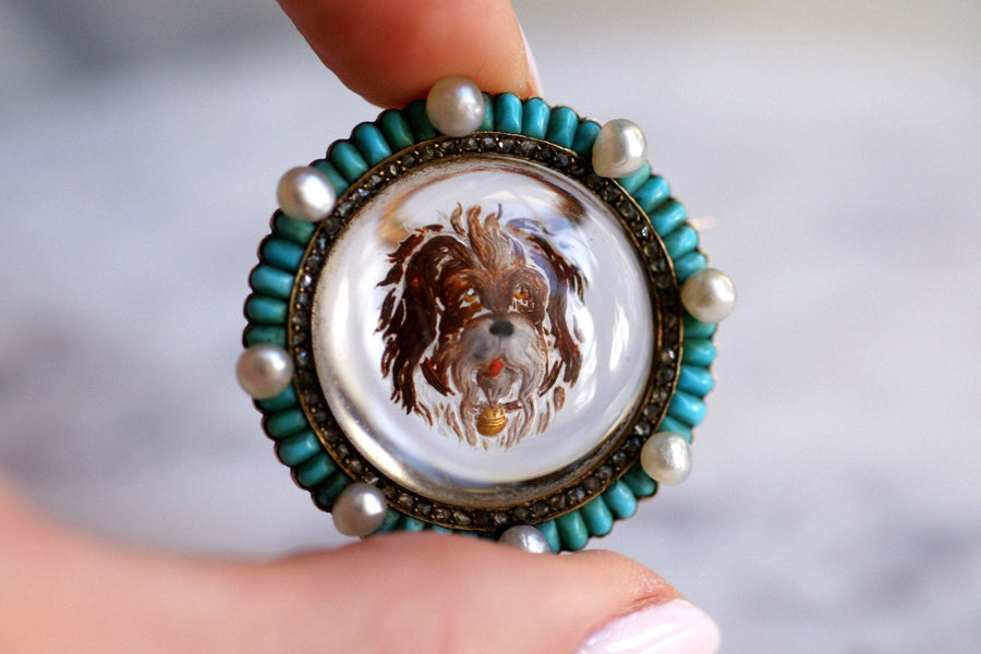 Broche Limoge vintage, bijoux français pour femmes, peinture sur porcelaine ancienne, épinglette Broche Limoge vintage, bijoux français pour femmes, peinture sur porcelaine ancienne, épinglette