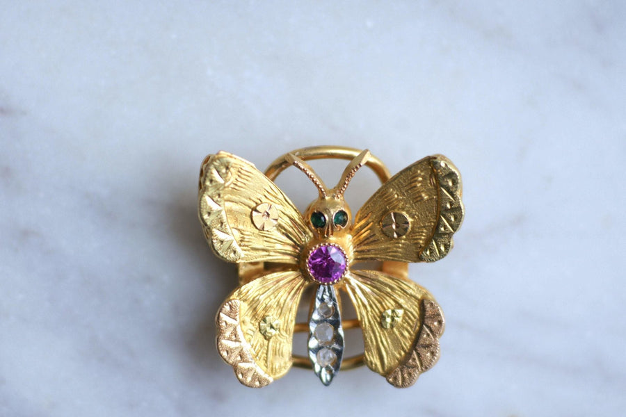 Coulant de sautoir papillon Art Nouveau - Galerie Pénélope