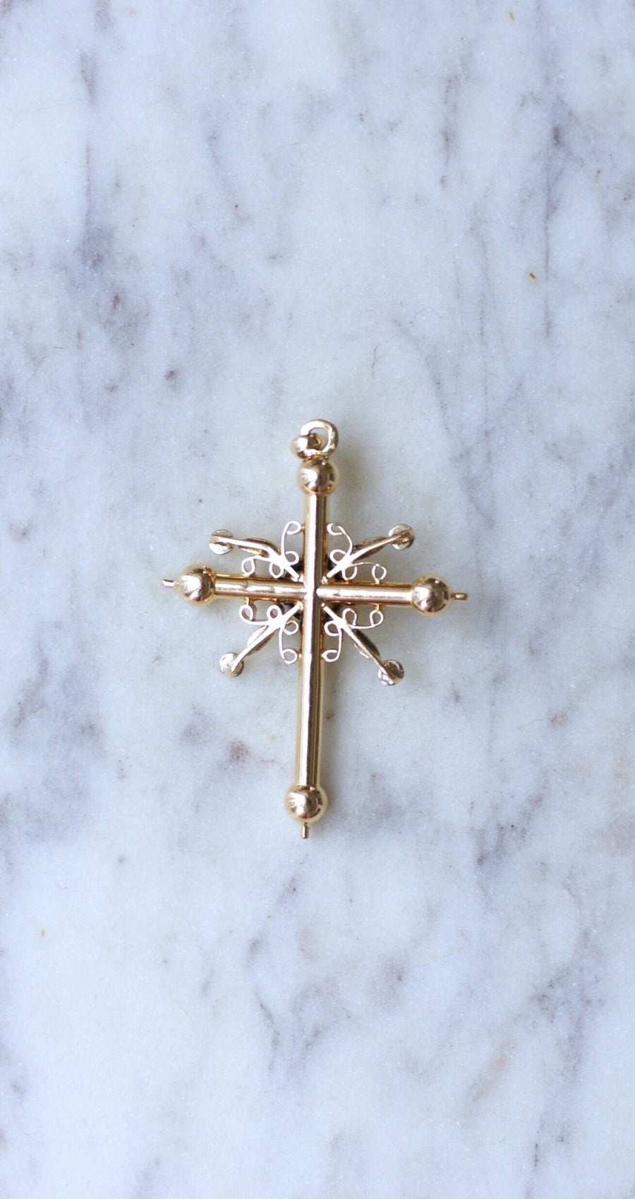 Croix de Savoie ancienne deux ors - Galerie Pénélope