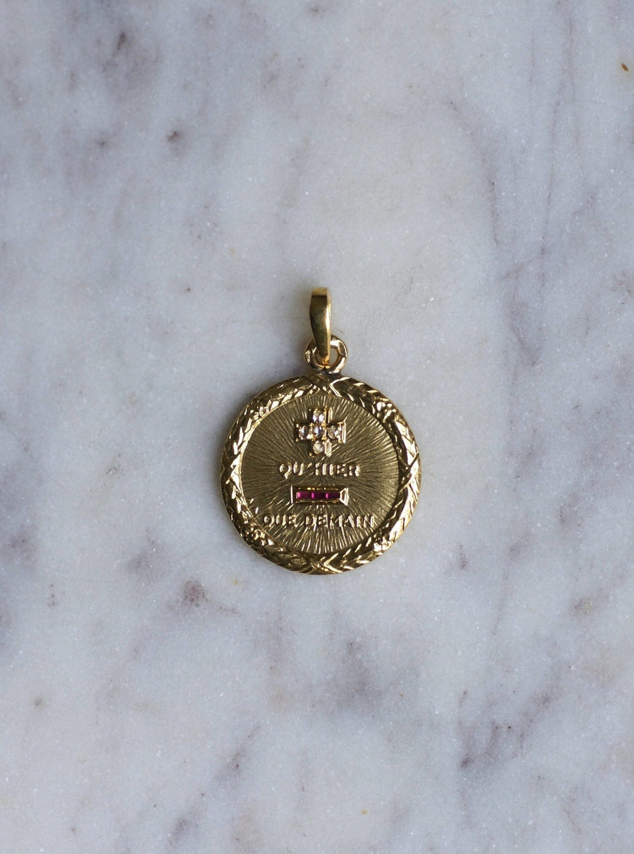 Médaille d'amour Augis en or jaune - Galerie Pénélope