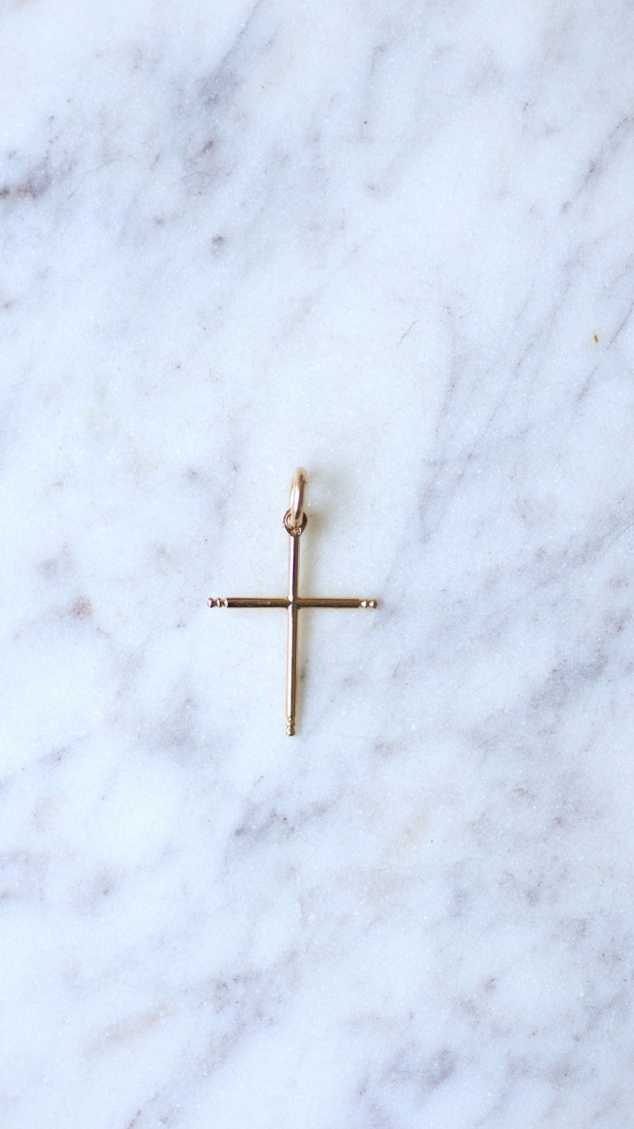 Pendentif croix ancienne or - Galerie Pénélope