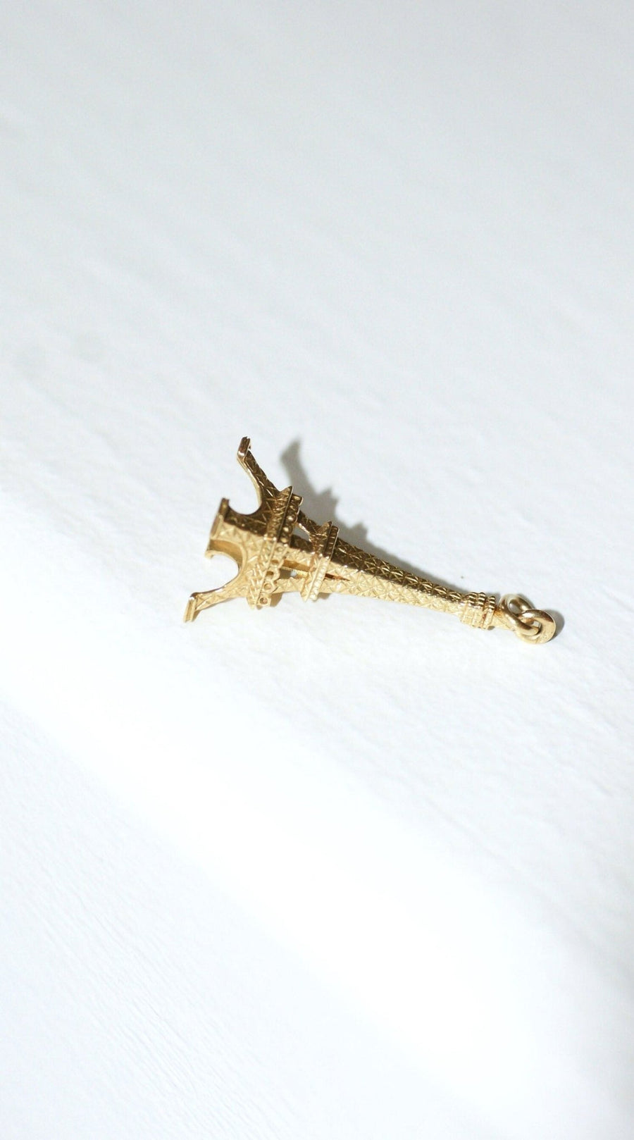 Pendentif Vintage Tour Eiffel Or Jaune - Galerie Pénélope